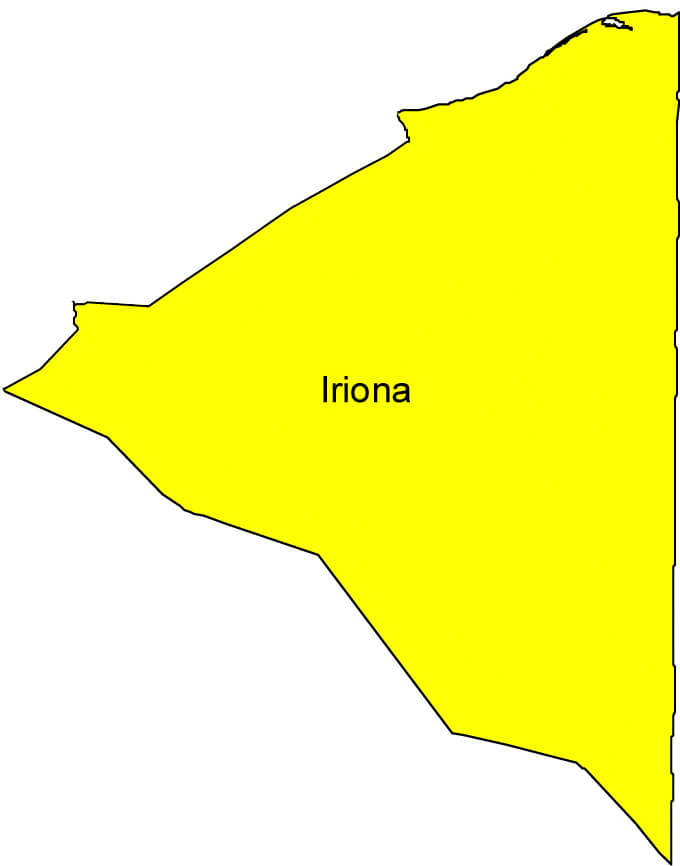 Mapa de Iriona, Colón